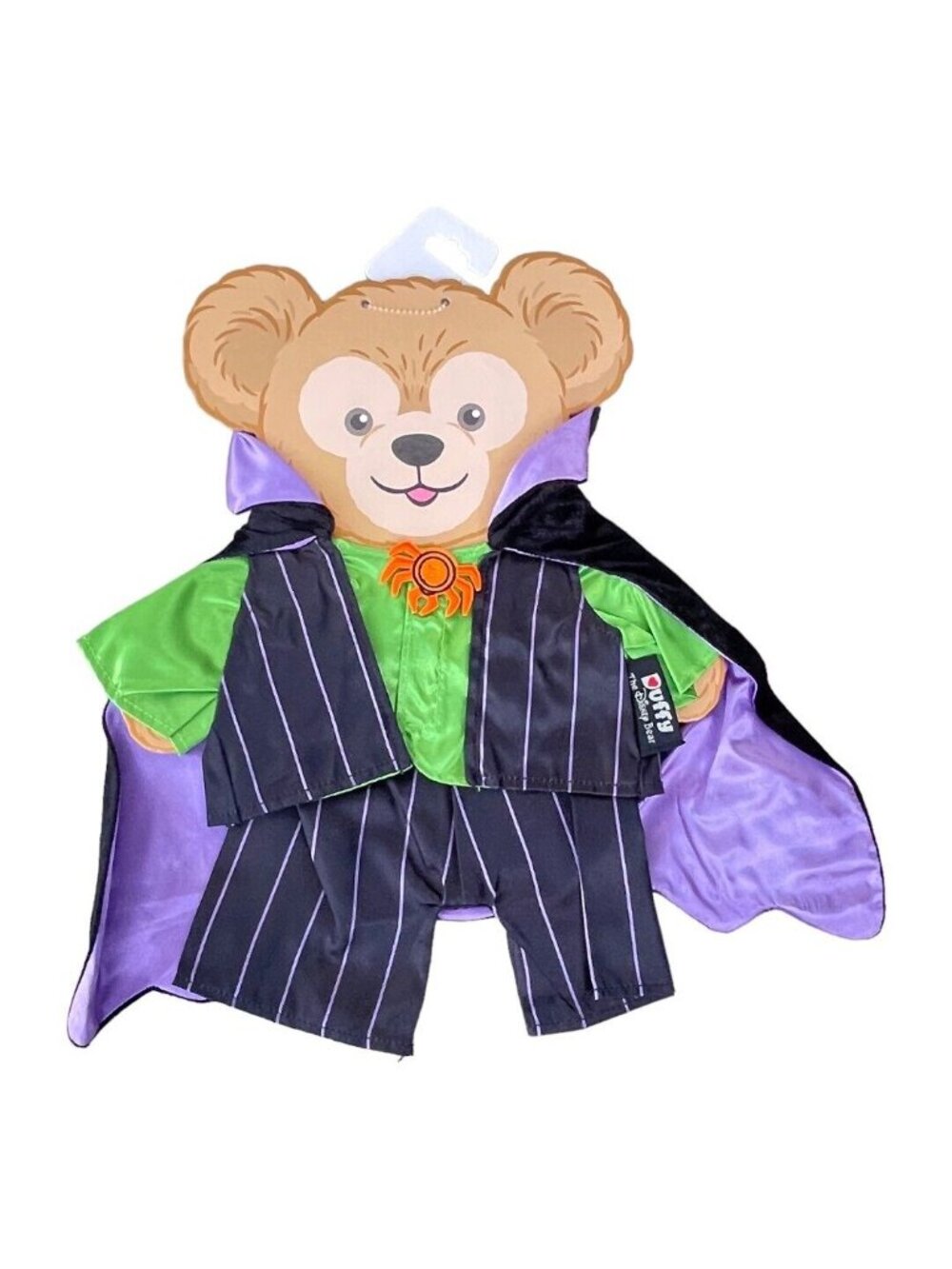 Disney Parks Duffy The Disney Bear Halloween Vampire Costume Outfit 17"